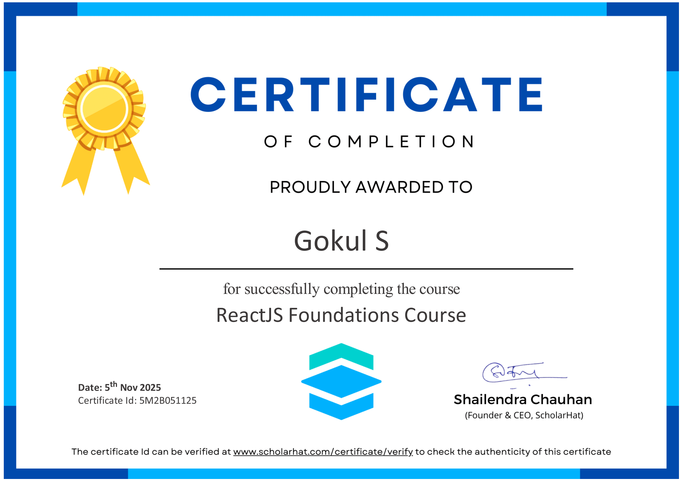 Full Stack Certificate